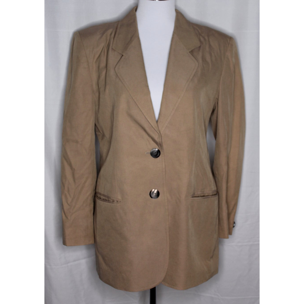 Henri Bendel Tan Blazer